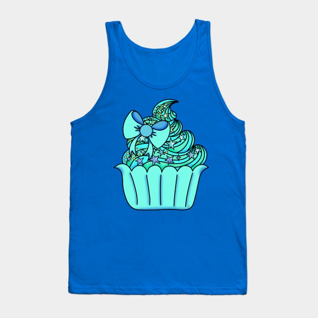 Galactic Cupcake Tank Top by WinterPixie